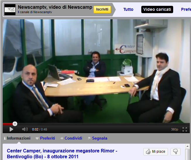 newscamptv intervista center camper bentivoglio