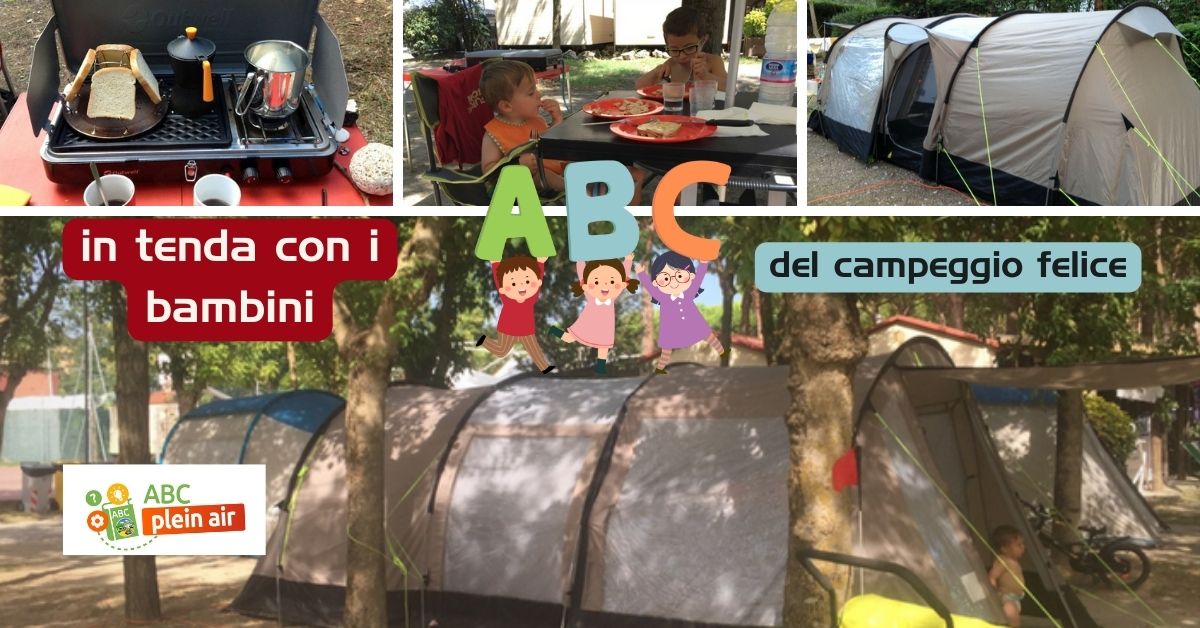 abc campeggio tenda bambini