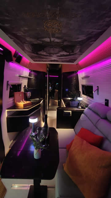foto interno camper talarico s