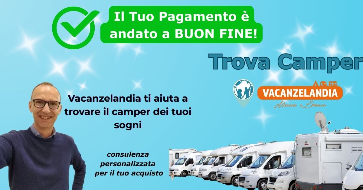 TROVA CAMPER pagamento ok