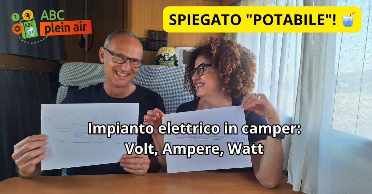 Volt Ampere Watt elettricita camper
