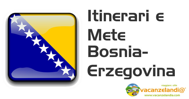 Bandiera Bosnia Erzegovina vacanzelandia def
