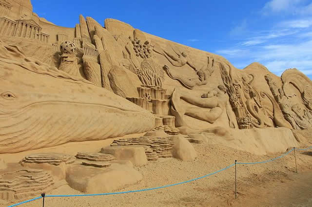 sondervig sculture sabbia