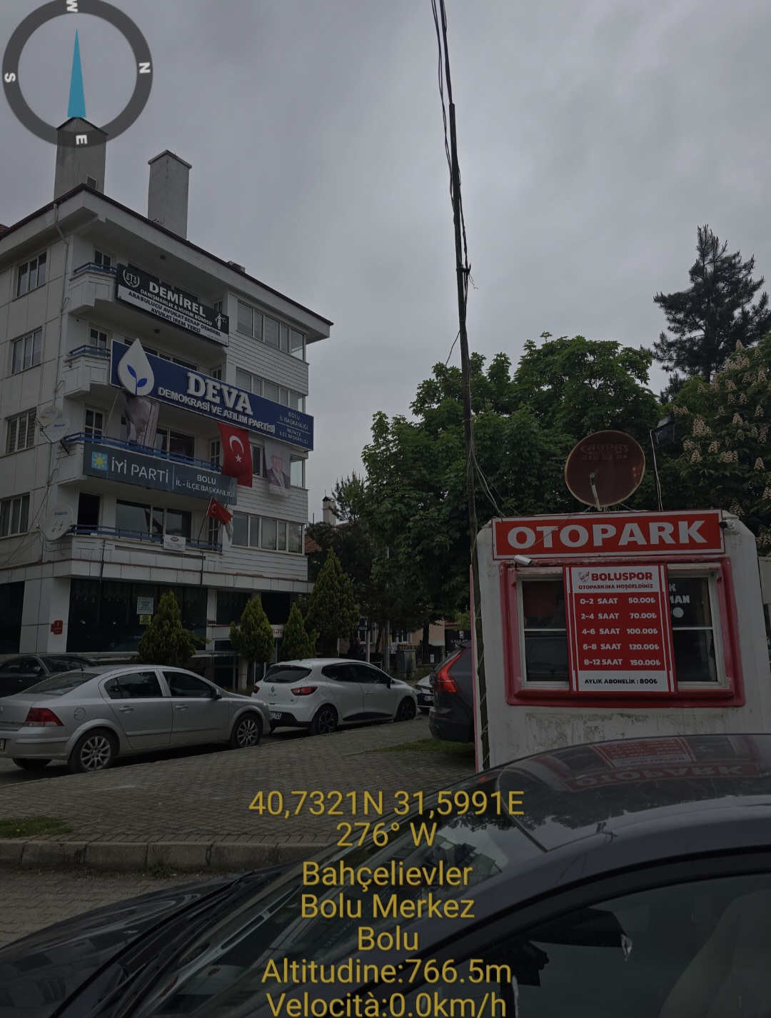 Bolu coordinate