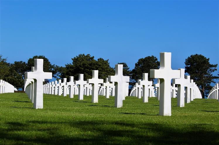 francia normandia cimitero americano