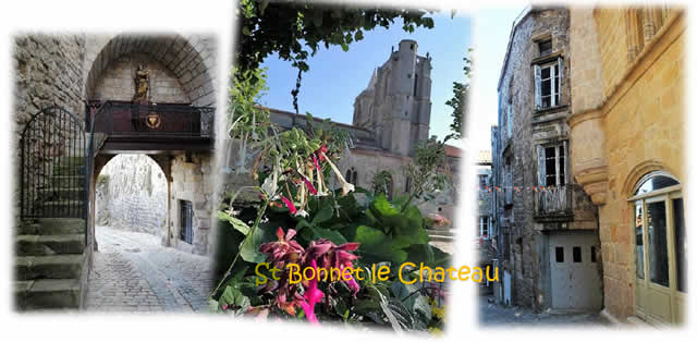 St Bonnet le Chateau collage