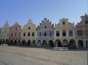 repubblica ceca telc centro storico