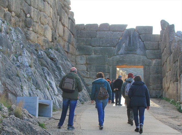 grecia sito archeologico micene le mura