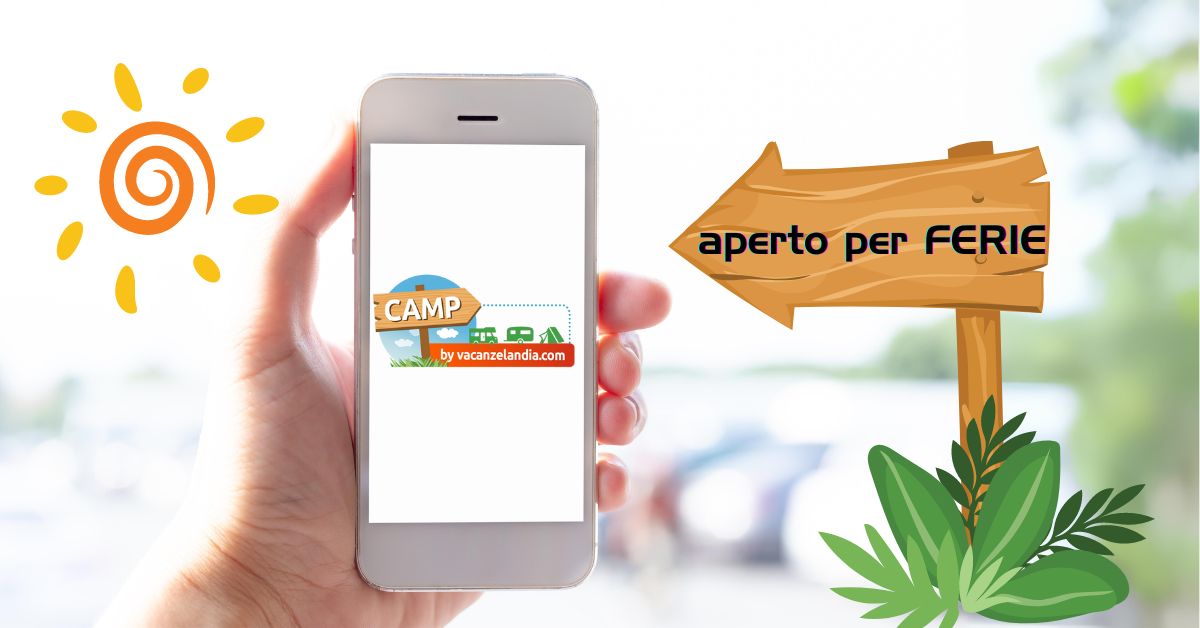 web app CAMP aperto per ferie def