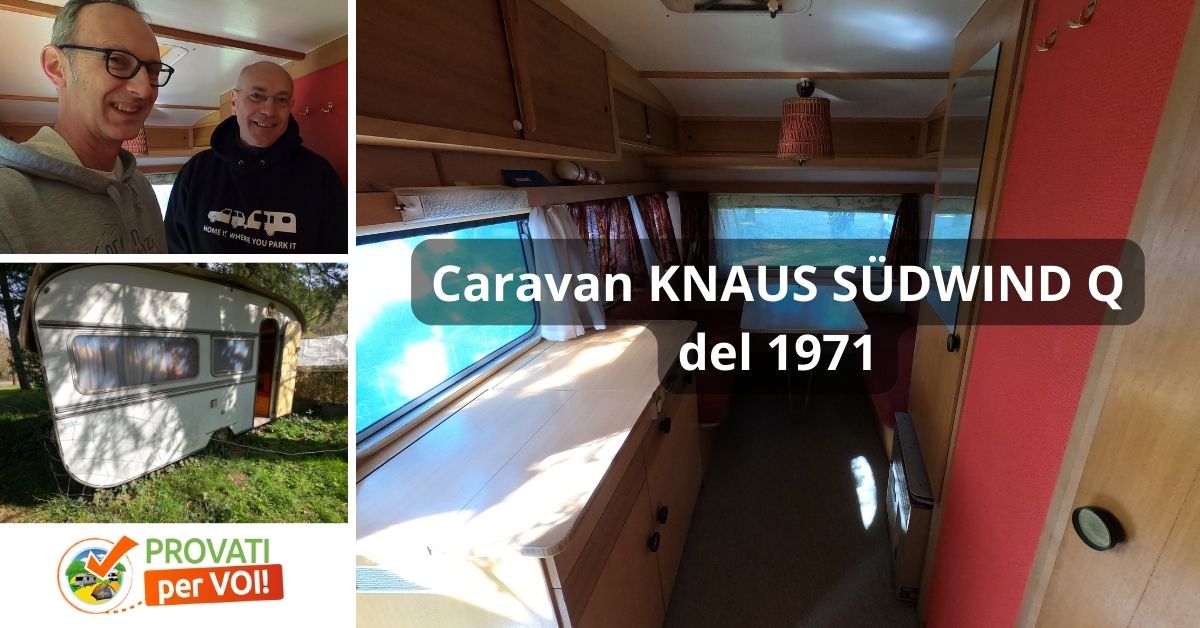 Caravan storica KNAUS SÜDWIND 385 del 1971 2