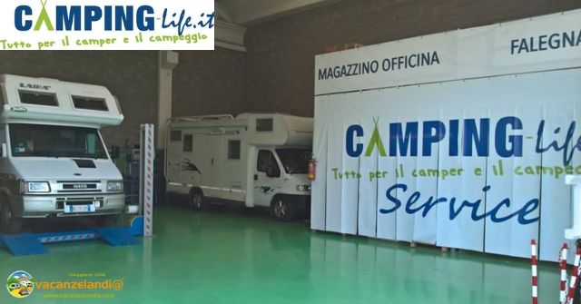 camping life officina assistenza camper accessori campeggio