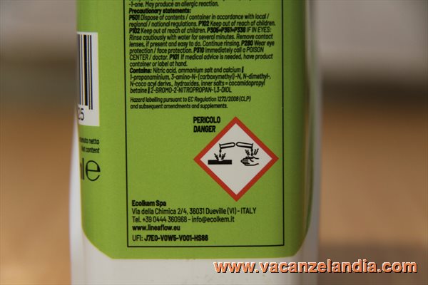 liquidi concentrati flow ecolkem disgregante toilette green etichetta 01