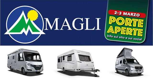 magli porte aperte 03 03 2019 camper caravan