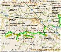 mappa emilia romagna castelli piacentini 4